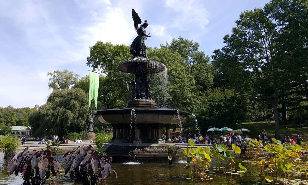 The Angel of the Waters sculture in Bethesda Fountain, Central Park