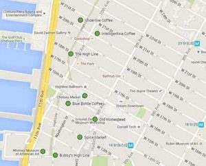 High_Line_Map | CityRover Walks NY