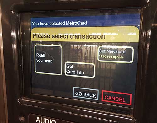Metrocard New-v-Refill