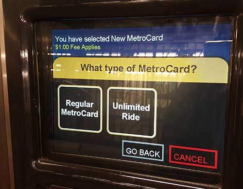 Metrocard Regular v Unlimited