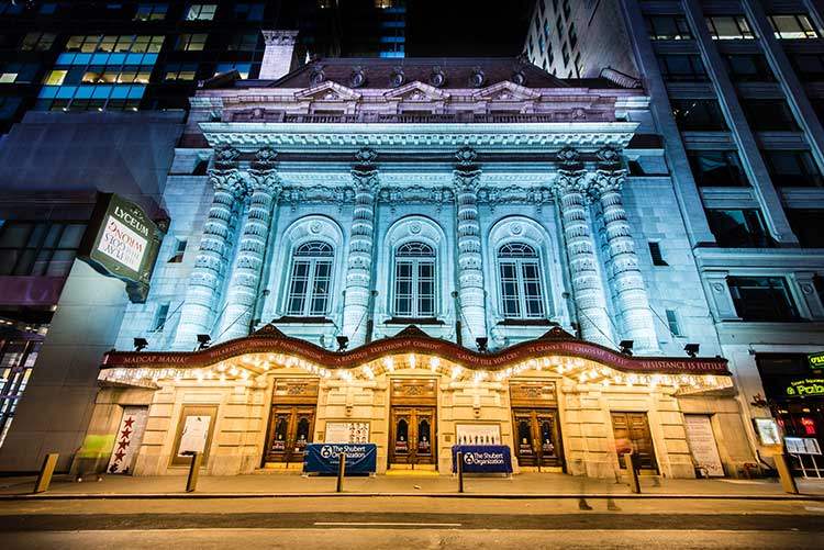 Lyceum Theatre On Broadway Auditorium Lyceum Theatre New York Hi Res